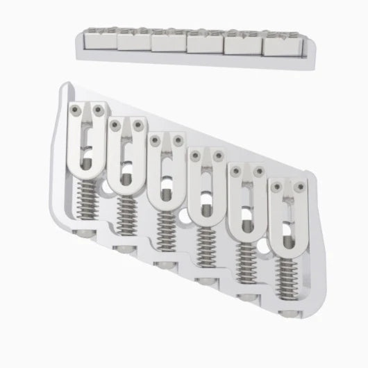 Hipshot Multi-Scale Fixed Guitar Bridge, 6 String